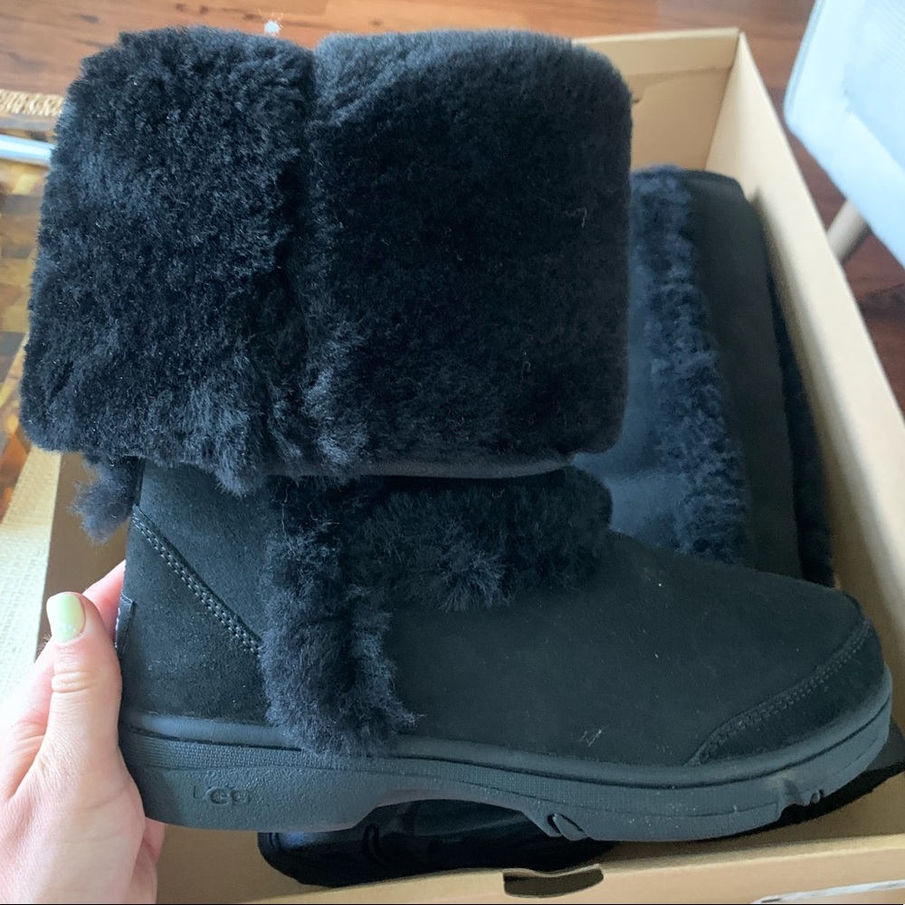 UGG Black Sunburst Tall